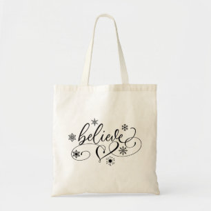 Geloof kalligrafie Kerstmis Tote Bag