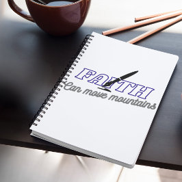 Geloof kan bergen Christelijk Notitieboek bewegen