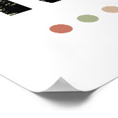 Geloof kan bergen retro bewegen poster (Hoek)