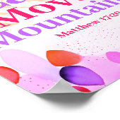 Geloof kan bergen verplaatsen Boho Christelijk Tie Poster (Hoek)