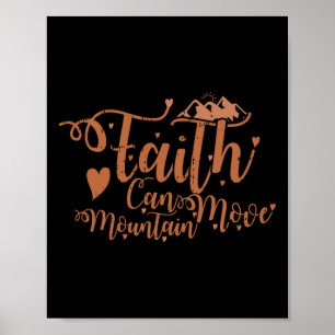 Geloof Kan Bergen Verzetten Black History Month Ma Poster