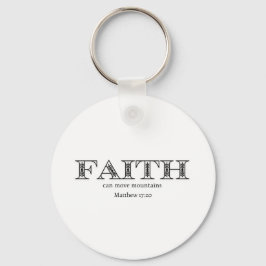 Geloof kan bergen verzetten Matteüs 17 Sleutelhanger