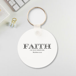 Geloof kan bergen verzetten Matteüs 17 Sleutelhanger