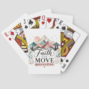 Geloof Kan Bergen Verzetten Pokerkaarten