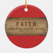 geloof keramisch ornament (Achterkant)