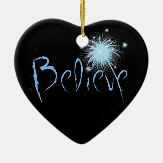 Geloof Keramisch Ornament (Voorkant)