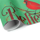 Geloof kerst in kardinaal cadeaupapier (Rol Hoek)