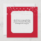 GELOOF kerstbericht met maan Kaart (Achterkant)