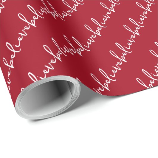 Geloof kerstcadeau cadeaupapier (Rol Hoek)