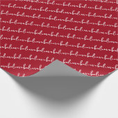 Geloof kerstcadeau cadeaupapier (Hoek)