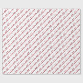 Geloof kerstcadeau cadeaupapier (Vlak)