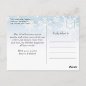 Geloof kerstfeestdag 5 FOTO Collage Greeting Holid Briefkaart (Achterkant)