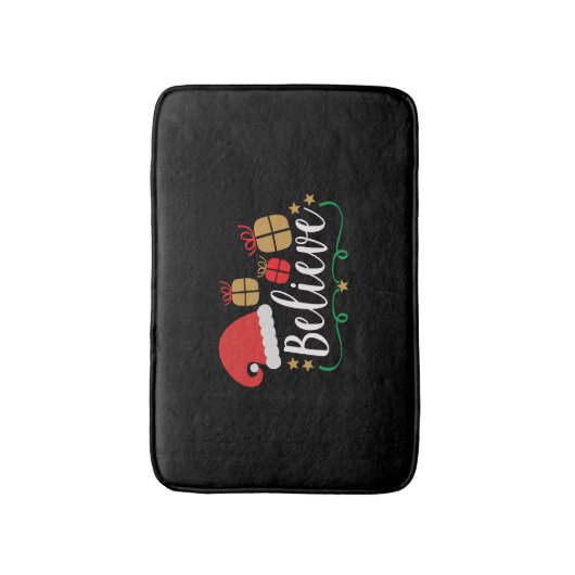 Geloof - Kerstgeloof, kerstman, kerstman, kerstman Badmat (Voorkant Verticaal)