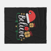 Geloof - Kerstgeloof, kerstman, kerstman, kerstman Fleece Deken (Voorkant (Horizontaal))