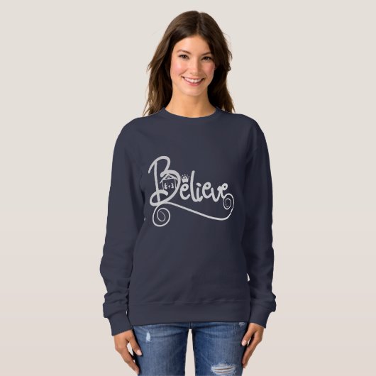 Geloof kerstgevoel trui (Voorkant volledig)