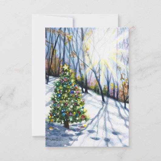 Geloof kerstkaart kaart (Voorkant)