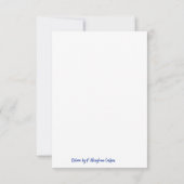 Geloof kerstkaart kaart (Achterkant)