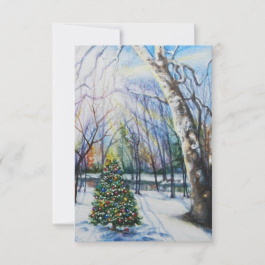 Geloof kerstkaart kaart (Voorkant)