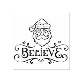 Geloof kerstkerstkaart Rubber Stempel (Afrduk)