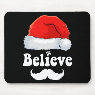 Geloof Kerstman Familie Xmas Mannen Vrouwen Muismat