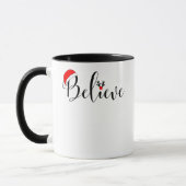 Geloof Kerstmis Cup Xmas Graphic Mok (Links)