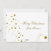 Geloof Kerstmis fotokaart Feestdagenkaart (Achterkant)