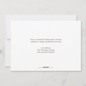 Geloof Kerstmis fotokaart Feestdagenkaart (Achterkant)