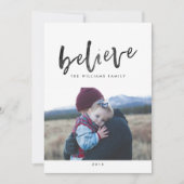 Geloof Kerstmis fotokaarten Feestdagenkaart (Voorkant)