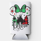 Geloof Kerstmis, Kerstmis geloof, Kerstmis Seltzer Blikjeskoeler (Voorkant)