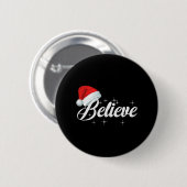 Geloof Kerstmis Ronde Button 5,7 Cm (Voorkant /achterkant)