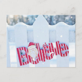 GELOOF KERSTMIS | VAKANTIE FOTO BRIEFKAART