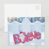 GELOOF KERSTMIS | VAKANTIE FOTO BRIEFKAART (Voorkant / Achterkant)