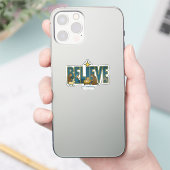 Geloof Kerststal Sticker (Telefoon)