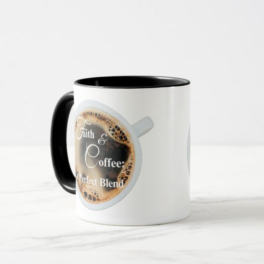 Geloof & Koffie Mok (Voorkant links)