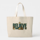 Geloof Kribbe Grote Tote Bag (Achterkant)