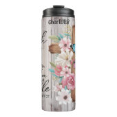 Geloof: Kruis, Bloemen, Mogelijkheid, Lucas Thermosbeker (Voorkant)