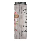 Geloof: Kruis, Bloemen, Mogelijkheid, Lucas Thermosbeker (Achterkant)