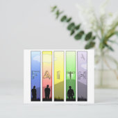 Geloof Kruis Briefkaart (Staand voorkant)