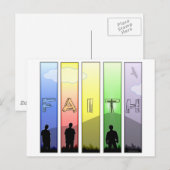 Geloof Kruis Briefkaart (Voorkant / Achterkant)