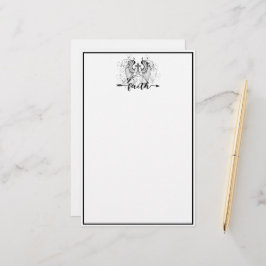 Geloof kruis briefpapier