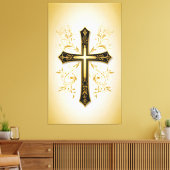 Geloof Kruis Canvas Afdruk (Insitu (Woonkamer))
