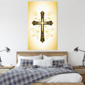 Geloof Kruis Canvas Afdruk (Insitu (Slaapkamer))