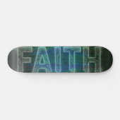 Geloof Kruis Hartslag Persoonlijk Skateboard (Horizontaal)