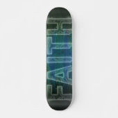 Geloof Kruis Hartslag Persoonlijk Skateboard (Voorkant)