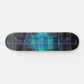 Geloof Kruis Hartslag Persoonlijk Skateboard (Horizontaal)