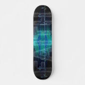Geloof Kruis Hartslag Persoonlijk Skateboard (Voorkant)