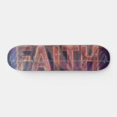 Geloof Kruis Hartslag Persoonlijk Skateboard (Horizontaal)