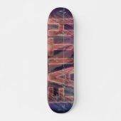 Geloof Kruis Hartslag Persoonlijk Skateboard (Voorkant)