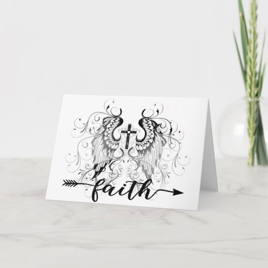Geloof kruis  kaart (Voorkant)