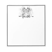 Geloof kruis  notitieblok (Voorkant)